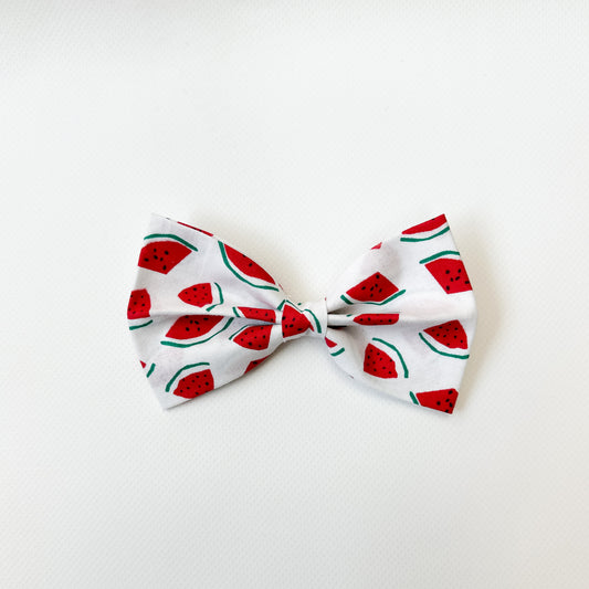 Handmade-watermelon-patterned-dog-bow-tie-for-summer