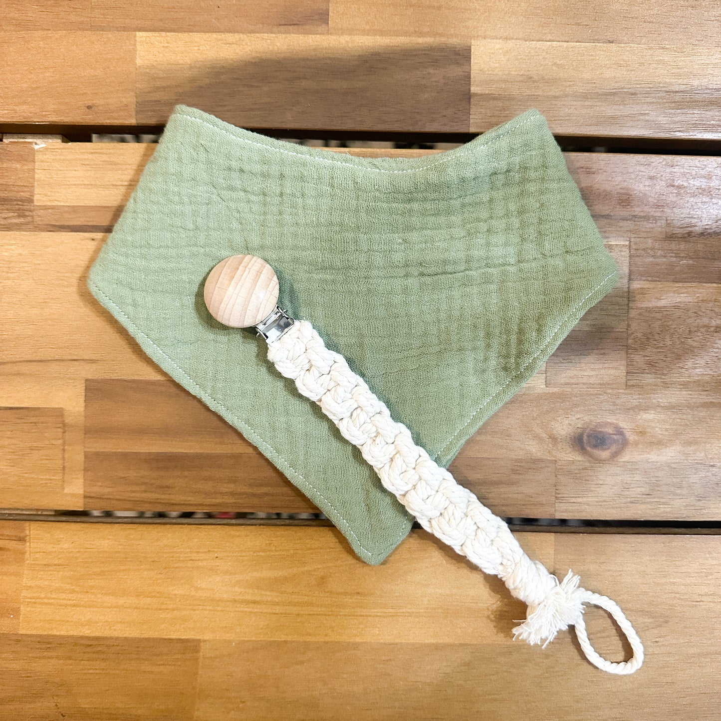Macrame Pacifier Clip