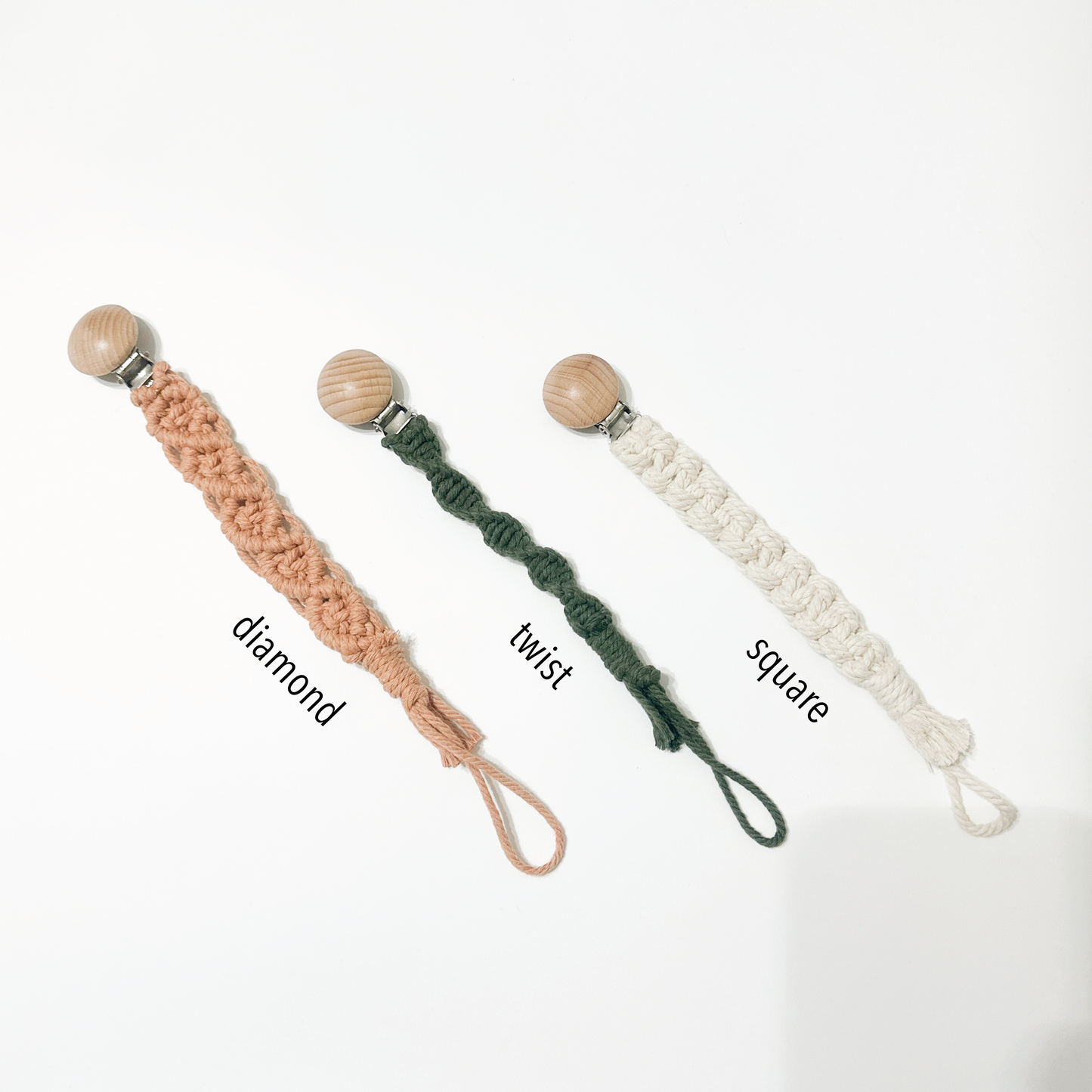 Macrame Pacifier Clip