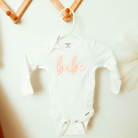 Felt Babe Onesie