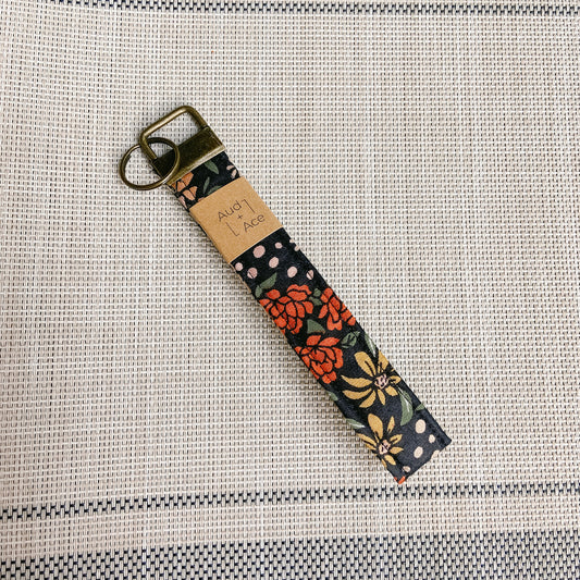 Fall Floral Key Chain
