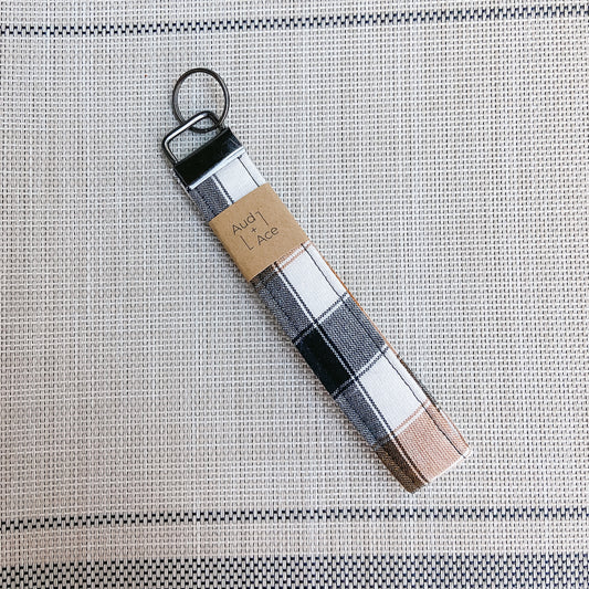Fall Plaid Key Chain