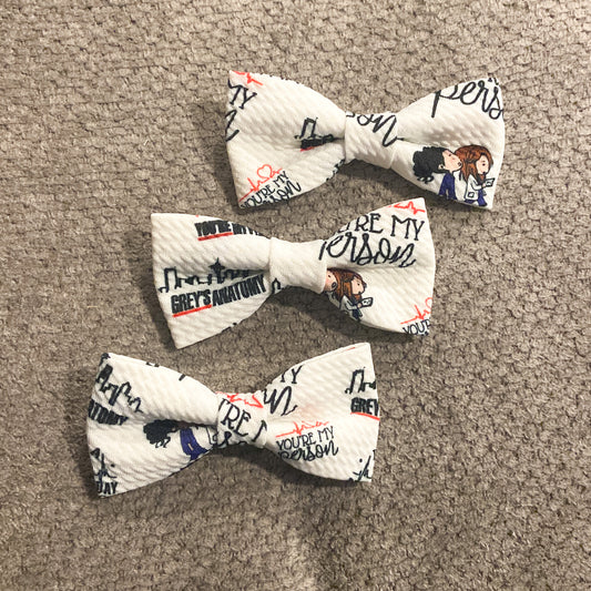 You're My Person Dog Bow Tie – For the Ultimate Grey's Anatomy Fans