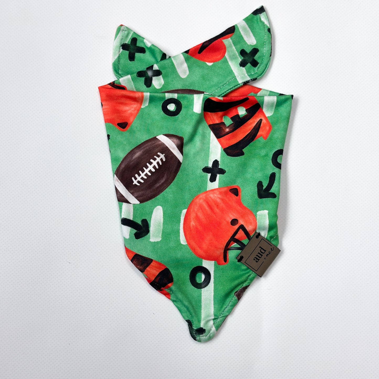 Cincinnati Bengals Dog Bandana - Soft Stretchy Pet Accessory for Dogs