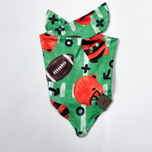 Cincinnati Bengals Dog Bandana - Soft Stretchy Pet Accessory for Dogs