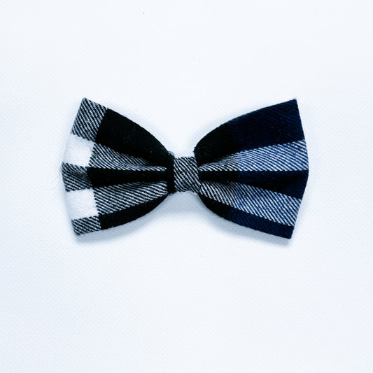 Flannel Blues Bow Tie